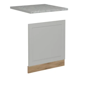 Frontplade R-Line Hvid landhus 60 cm , BP Marmor Vicco