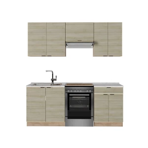 Keittokomero Fame-Line Tammipaneeli/Goldkraft tammi 200 cm , AP Marble Vicco