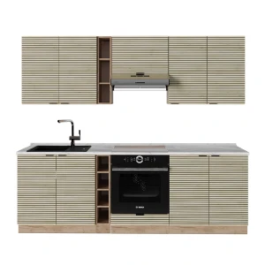 Keittokomero Fame-Line Tammipaneeli/Goldkraft tammi 235 cm , AP Marble Vicco