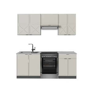 Keittokomero Fame-Line Harmaa beige/antrasiitti 200 cm , AP Marble Vicco