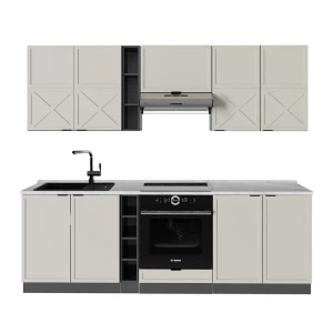 Keittokomero Fame-Line Harmaa beige/antrasiitti 235 cm , AP Marble Vicco