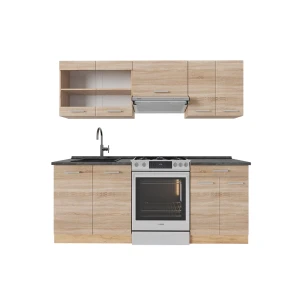 Cuisine R-Line Sonoma/Chêne doré 200cm , PT Anthracite Vicco