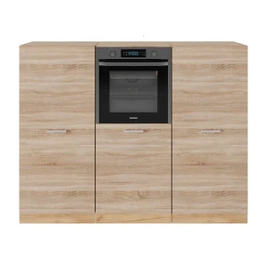 Blok kuchenny R-Line Dąb Sonoma/Goldkraft 180 cm bez blatu roboczego Vicco