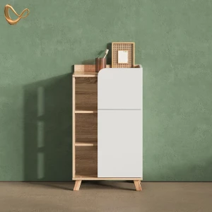 Unterschrank Marano Sonoma/Weiß 50 x 90 cm mit Tür und Schublade livinity®