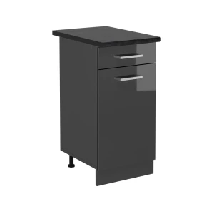 Køkkenskab R-Line Antracit højglans 40 cm , BP Antracit Vicco