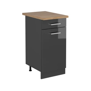 Køkkenskab R-Line Antracit højglans 40 cm , BP Eg Vicco