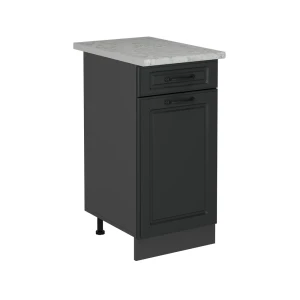 Køkkenskab R-Line Antracit landhus 40 cm BP Marmor Vicco