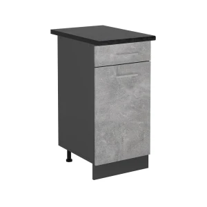 Szafka dolna do kuchni R-Line Beton 40 cm , BP Antracyt Vicco