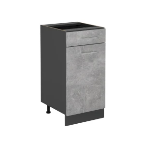 Køkkenskab R-Line Beton 40 cm uden bordplade Vicco