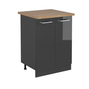 Køkkenskab R-Line Antracit højglans 60 cm , BP Eg Vicco