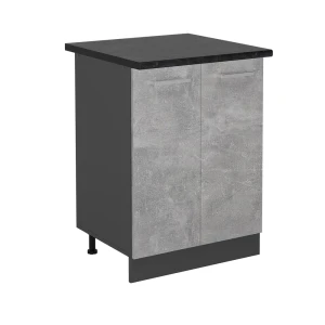Køkkenskab R-Line Beton 60 cm , BP Antracit Vicco