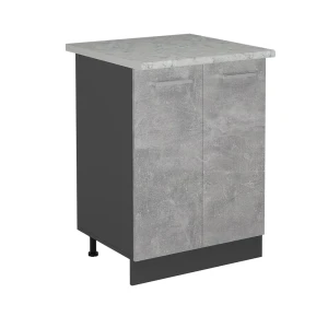 Køkkenskab R-Line Beton 60 cm BP Marmor Vicco