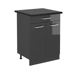 Køkkenskab R-Line Antracit højglans 60 cm , BP Antracit Vicco