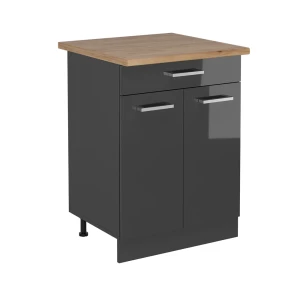Køkkenskab R-Line Antracit højglans 60 cm , BP Eg Vicco