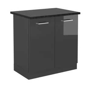 Vaskeskab R-Line Antracit højglans 80 cm , BP Antracit Vicco