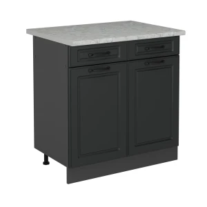 Szafka dolna do kuchni R-Line Antracytowy domek wiejski 80 cm BR Marmur Vicco