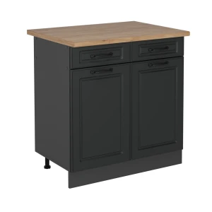 Køkkenskab R-Line Antracit landhus 80 cm , BP Eg Vicco