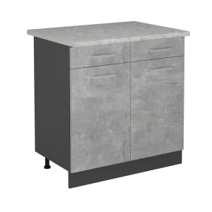 Køkkenskab R-Line Beton 80 cm BP Marmor Vicco