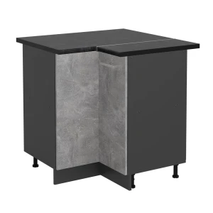 Szafka narożna R-Line Beton 75.6 cm , BP Antracyt Vicco