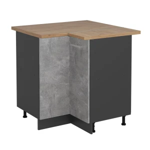 Szafka narożna R-Line Beton 75.6 cm , BP Dąb Vicco