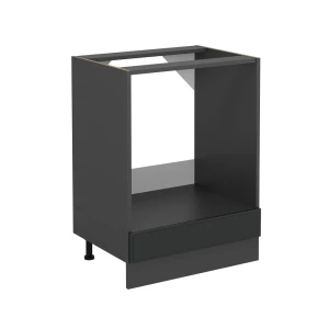 Komfurindbygningsskab R-Line Antracit landhus 60 cm uden bordplade Vicco