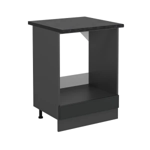 Komfurindbygningsskab R-Line Antracit landhus 60 cm , BP Antracit Vicco