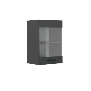 Küchenglasschrank R-Line Anthrazit Landhaus 40 cm Vicco