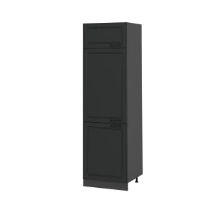 Køleskabsindbygningsskab R-Line Antracit landhus 60 cm Vicco