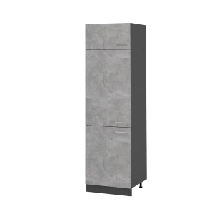 Køleskabsindbygningsskab R-Line Beton 60 cm Vicco