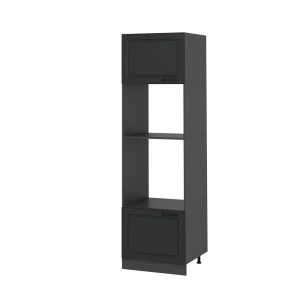 Mikrobølgeovnsskab R-Line Antracit landhus 60 cm Vicco