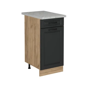Køkkenskab R-Line Antracit landhus 40 cm BP Marmor Vicco