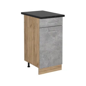 Szafka dolna do kuchni R-Line Beton 40 cm , BP Antracyt Vicco