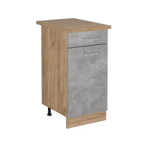 Szafka dolna do kuchni R-Line Beton 40 cm , BP Dąb Vicco