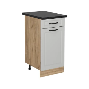 Køkkenskab R-Line Hvid landhus 40 cm , BP Antracit Vicco