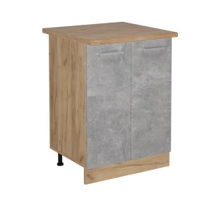 Szafki kuchenne R-Line Beton 60 cm , BP Dąb Vicco