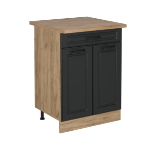 Køkkenskab R-Line Antracit landhus 60 cm med skuffe, BP Eg Vicco