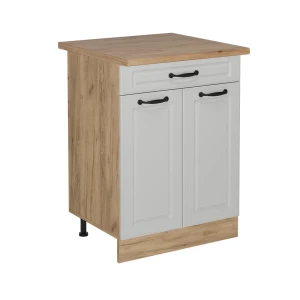 Køkkenskab R-Line Hvid landhus 60 cm med skuffe, BP Eg Vicco