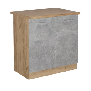 Szafka pod zlew R-Line Beton 80 cm , BP Dąb Vicco