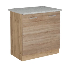 Vaskeskab R-Line Sonoma 80 cm BP Marmor Vicco