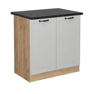 Vaskeskab R-Line Hvid landhus 80 cm , BP Antracit Vicco