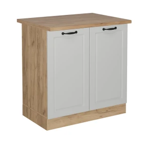 Szafka pod zlew R-Line Biały domek wiejski 80 cm , BP Dąb Vicco