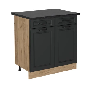 Køkkenskab R-Line Antracit landhus 80 cm , BP Antracit Vicco