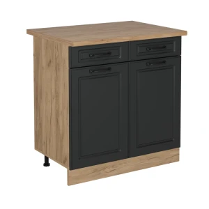 Køkkenskab R-Line Antracit landhus 80 cm , BP Eg Vicco