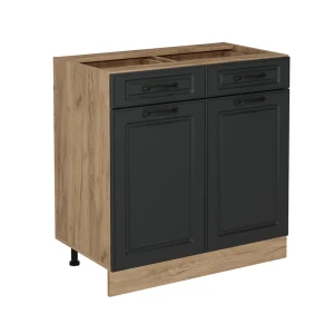 Køkkenskab R-Line Antracit landhus 80 cm uden bordplade Vicco