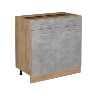 Køkkenskab R-Line Beton 80 cm uden bordplade Vicco