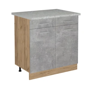 Køkkenskab R-Line Beton 80 cm BP Marmor Vicco