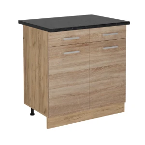 Køkkenskab R-Line Sonoma 80 cm , BP Antracit Vicco
