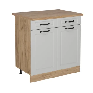 Køkkenskab R-Line Hvid landhus 80 cm , BP Eg Vicco