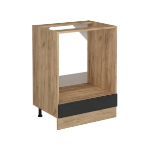 Komfurindbygningsskab R-Line Antracit landhus 60 cm uden bordplade Vicco