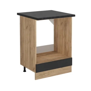 Komfurindbygningsskab R-Line Antracit landhus 60 cm , BP Antracit Vicco